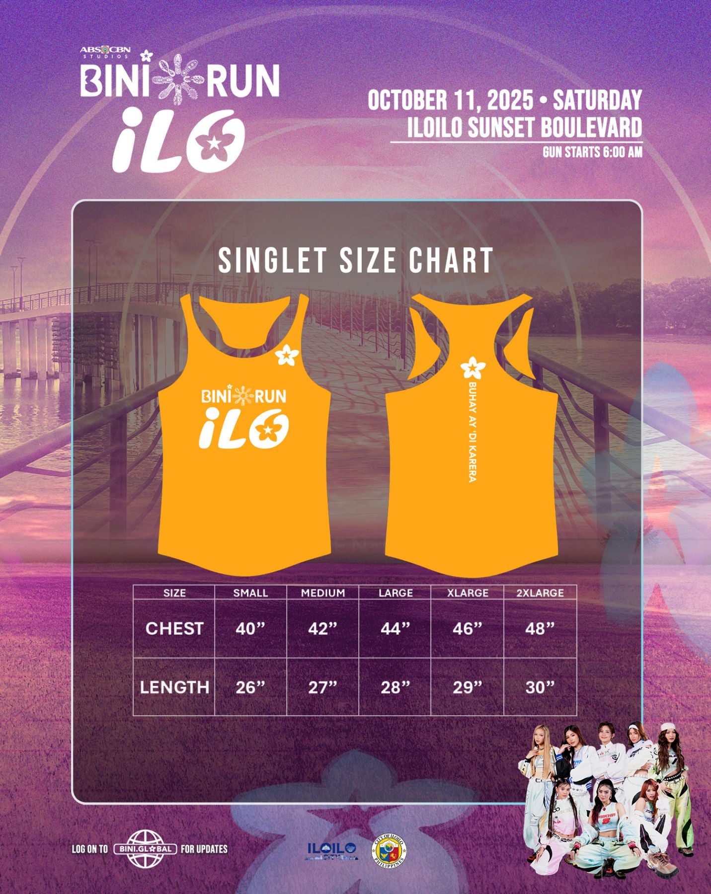 General Selling BINI Run Iloilo 5K