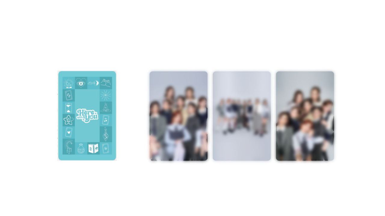 BINI Here With You 8X Lenticular + 1X Special Photo Cards