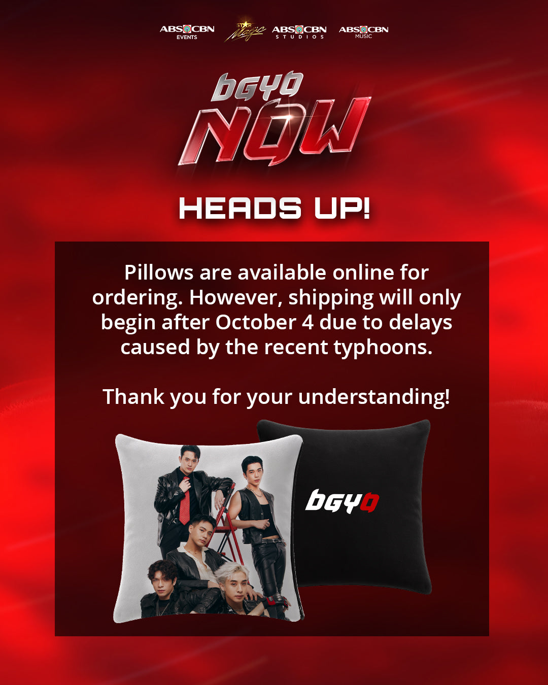 BGYO Pillow